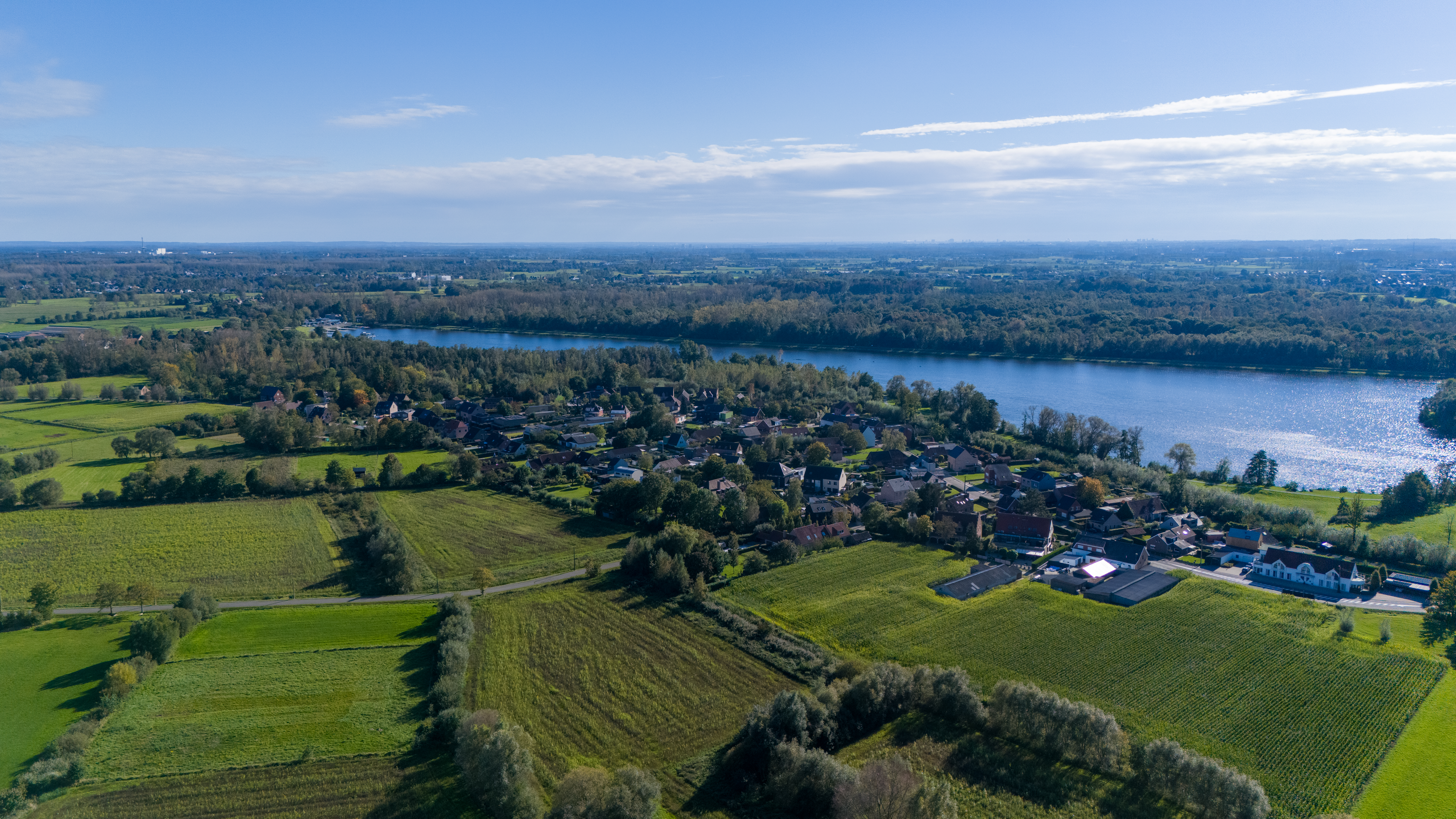 Luchtfoto: Heindonk en Hazewinkel